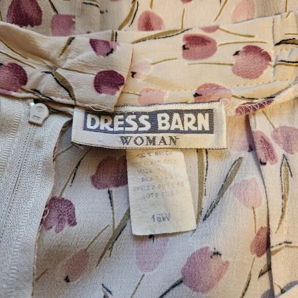 Vintage Y2K Dress Barn Woman Tulip Print Midi Skirt Elastic Waist Floral 16 - Picture 5 of 9